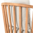 Kosas Home Hearst Outdoor Wood Frame Accent Chair in Natural