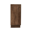 Kosas Home Holmes Mango Wood Geometric Pattern Carved Bar Cabinet in Brown