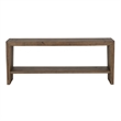 Kosas Home Troy Modern Wood Console Table in Antique Brown Oak