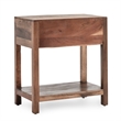 Kosas Home Wren One-Drawer Mango Wood End Table in Natural Brown