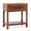 Kosas Home Wren One-Drawer Mango Wood End Table in Natural Brown