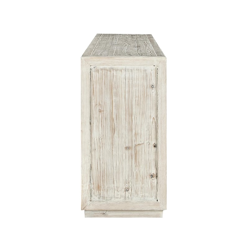 Kosas Home Frederick Reclaimed Pine Wood Sideboard - Six-Door in Vintage White