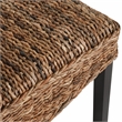 Kosas Home Windsor Handwoven Rattan Dining Chair in Natural Brown Set of 2
