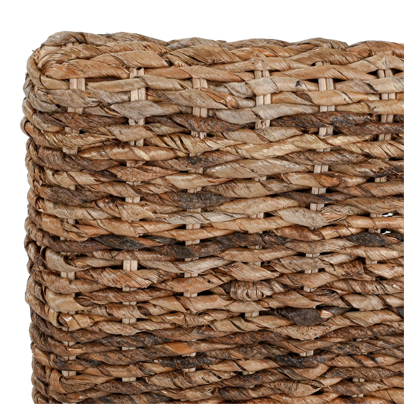 Kosas Home Windsor Handwoven Rattan Dining Chair in Natural Brown Set of 2