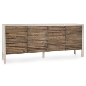 Classic Home Elodie 79&quot Reclaimed Elm Wood 4-Door Sideboard Beige/Natural