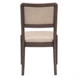 Classic Home Gia Leather Upholstery Dining Chair Beige with Wood Frame
