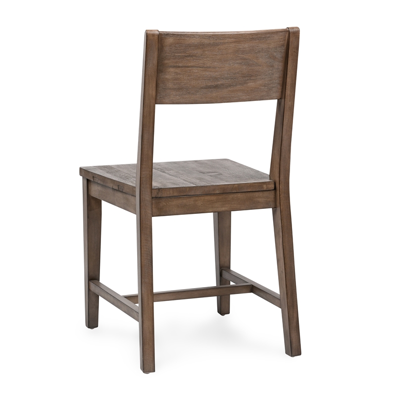 Kosas Home Ollie Reclaimed Pine Solid Wood Dining Chair Brown (Set of 2)