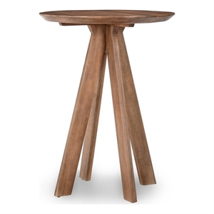 Classic Home Rodrigo 32&quot Mango Wood Bar Table in Umber Brown