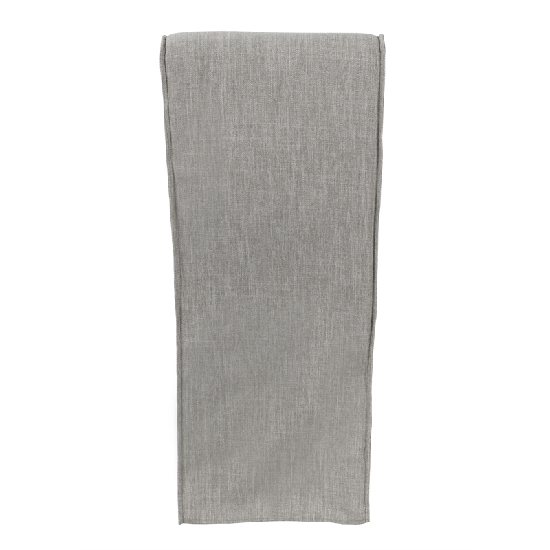 Classic Home Jordan Cool Gray Fabric Upholstered Parsons Dining Chairs Set of 2