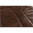 Classic Home Mayer Brown Premium Leather Dining Chair Set of 2