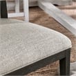 Classic Home Phillip Fabric Upholstered Dining Chair Sand Set of 2