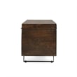 Kosas Home Axis 46in Handcrafted Solid Wood Storage Trunk Dark Brown