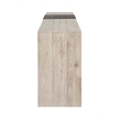 Classic Home Danica Reclaimed Oak Wood Console Table in White