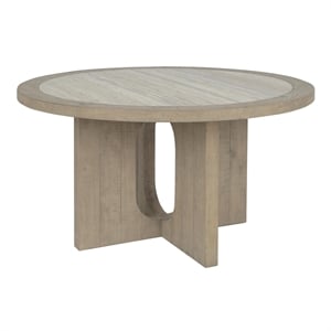 Classic Home Talbot 55&quot Reclaimed Solid Wood Dining Table in Natural Tone