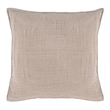 Villa by Classic Home Camille Natural Cotton Linen Blend Euro Sham