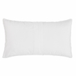Villa by Classic Home Claire Cotton Linen Blend White King Sham