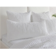 Villa by Classic Home Claire Cotton Linen Blend White King Sham
