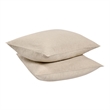 Villa by Classic Home Jayson Linen Cashmere Fabric Euro Beige Sham