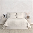 Villa by Classic Home Abraham Cotton Linen Eggshell Beige Queen Quilt