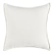 Villa by Classic Home Talia Cotton Linen Blend Ivory Euro Sham