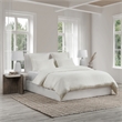 Villa by Classic Home Talia Cotton Linen Blend Ivory King Sham