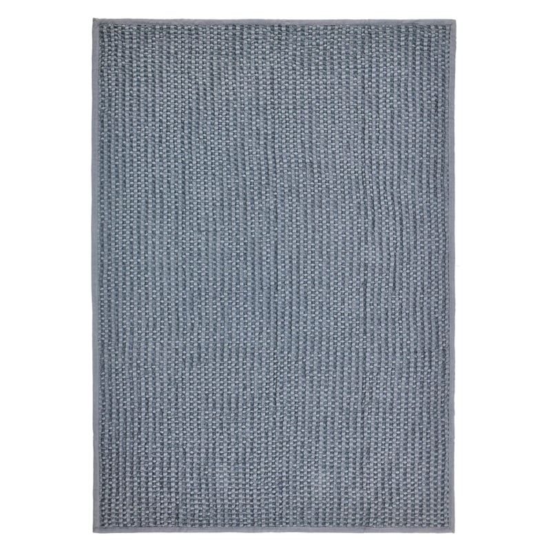 Villa by Classic Home Colorman Cotton Linen Blend Marina Blue Throw Blanket