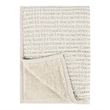 Villa by Classic Home Colorman Cotton Linen Blend Beige Throw Blanket