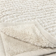 Villa by Classic Home Colorman Cotton Linen Blend Beige Throw Blanket