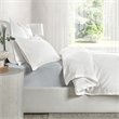 Villa by Classic Home Karina Woven Stitch Design Cotton White King Duvet