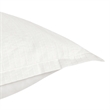 Villa by Classic Home Karina Woven Stitch Design Cotton White Standard Sham