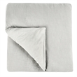Villa by Classic Home Camille Cotton Linen Blend King Duvet Gray
