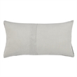 Villa by Classic Home Camille Gray Cotton Linen Blend King Sham