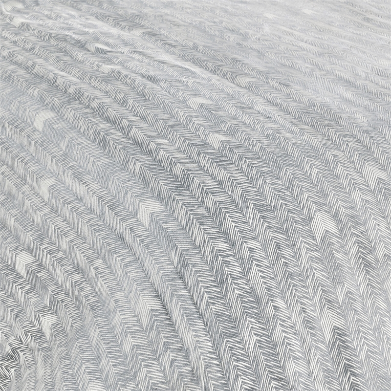 Villa by Classic Home Lana  Cotton Gray Embroidered Queen Duvet