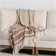 Villa by Classic Home Sherry Linen Fabric Brown Multicolor 50