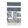 Villa by Classic Home Sherry Linen Fabric Blue Multicolor 50