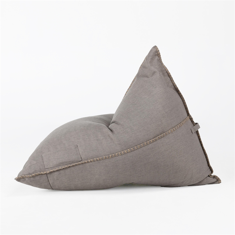 Classic Home Belle Beige Teardrop Polyester Blend Fabric Lounge Chair