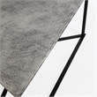 Classic Home Burton Industrial Metal Nesting Coffee Table in Black