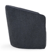 Classic Home Valencia Blue Stain Resistance Fabric Swivel Accent Chair