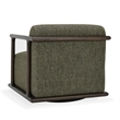 Classic Home Lucia Green Boucle Fabric Upholstered Swivel Accent Chair