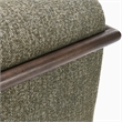 Classic Home Lucia Green Boucle Fabric Upholstered Swivel Accent Chair