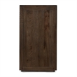 Classic Home Bradley Two-Door Oak Wood Cabinet in Cocoa Brown