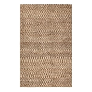 santa cruz 9'x12' jute handwoven sustainable beige accent area rug