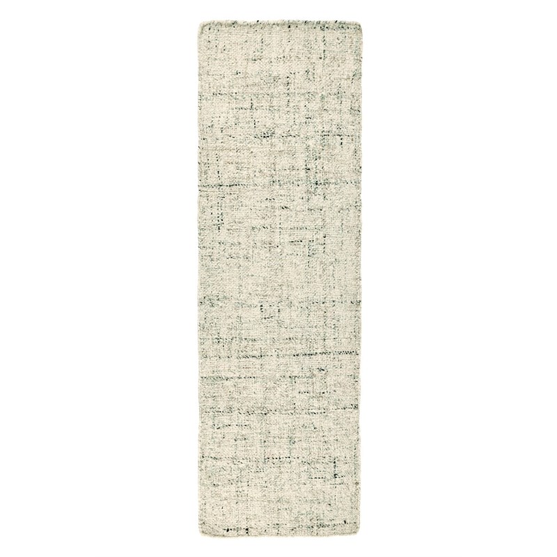 Oscoda 2.6'x8' Sustainable Handwoven Jute Blend Natural Accent Rug