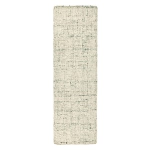 Oscoda 2.6'x8' Sustainable Handwoven Jute Blend Natural Accent Rug
