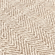 Herringbone 6'x9' Hand Spun Wool Blend Chenille Ivory Area Accent Rug