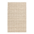 Herringbone 6'x9' Hand Spun Wool Blend Chenille Ivory Area Accent Rug