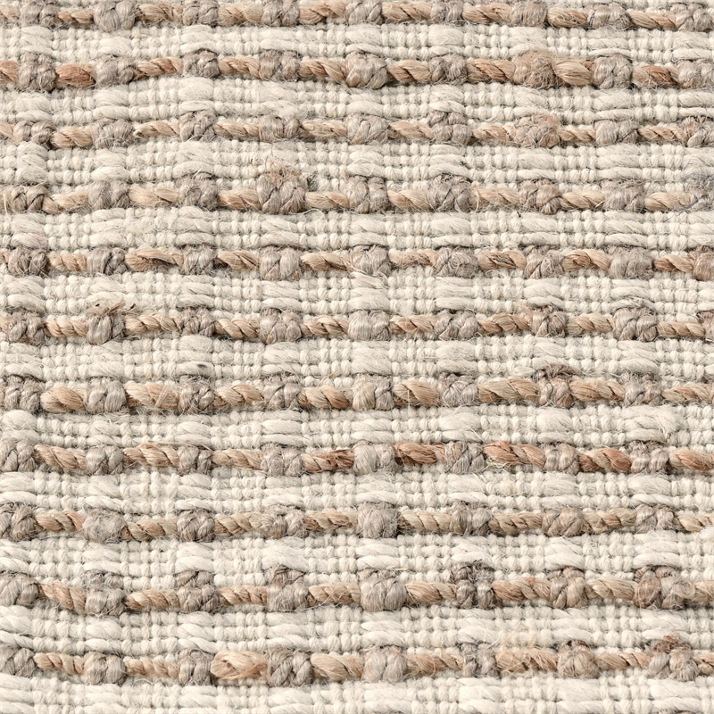 Huntington 8'x10' Handwoven Jute Sustainable Brown Ivory Accent Area Rug