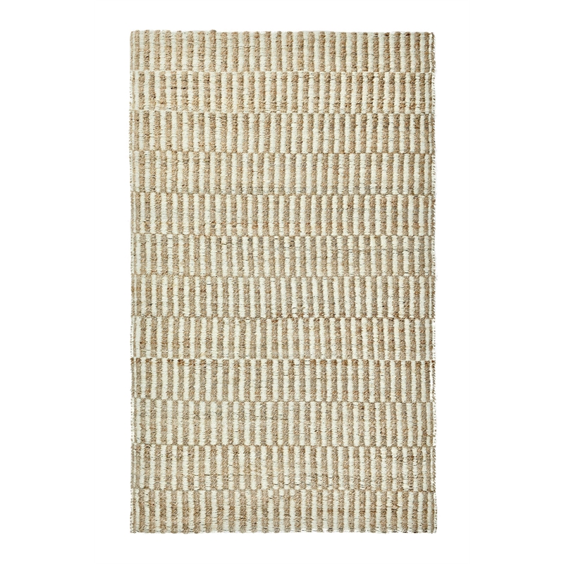 Monterey 5'x8' Jute Handwoven Sustainable Ivory Accent Area Rug