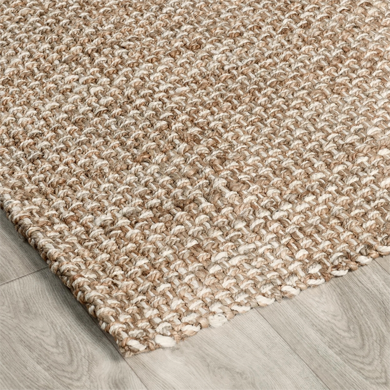 Panama 5'x8' Jute Handwoven Sustainable Beige Accent Area Rug