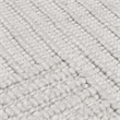 Clayton 8'x10' Recycled Fabric Handwoven Sustainable Ivory Accent Area Rug